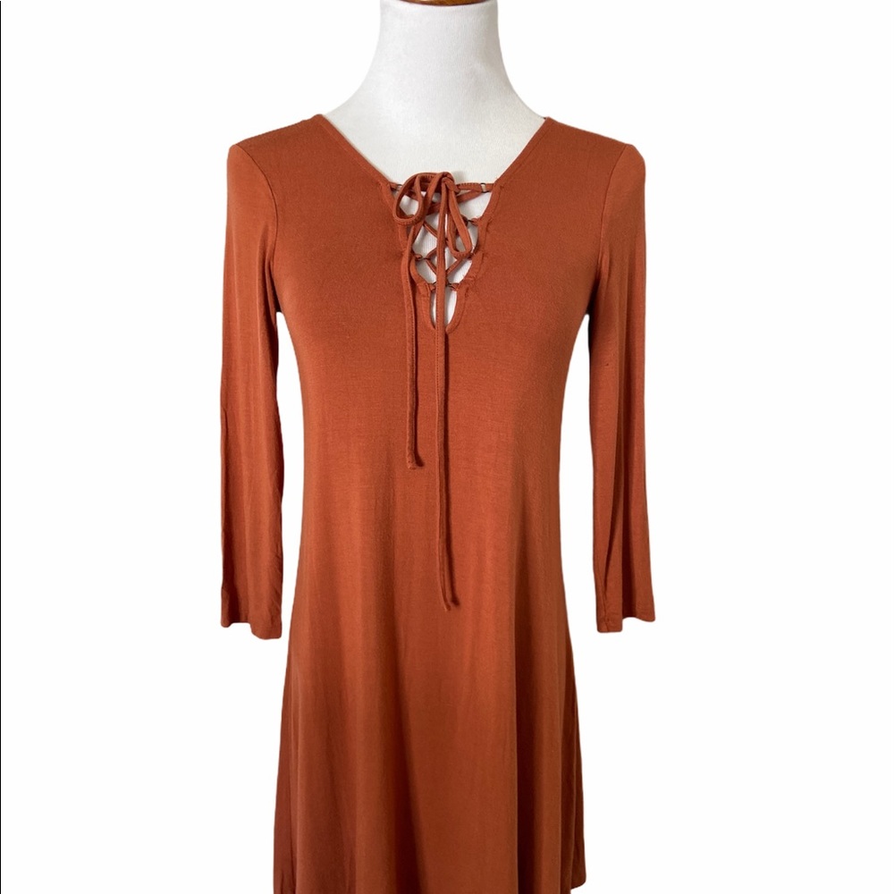 Rust colored forever21 dress , size small